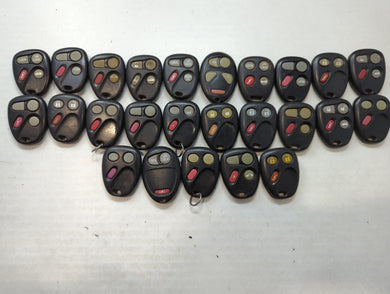 Lot of 25 Chevrolet Keyless Entry Remote Fob MYT3X689B | KOBELEAR1XT |