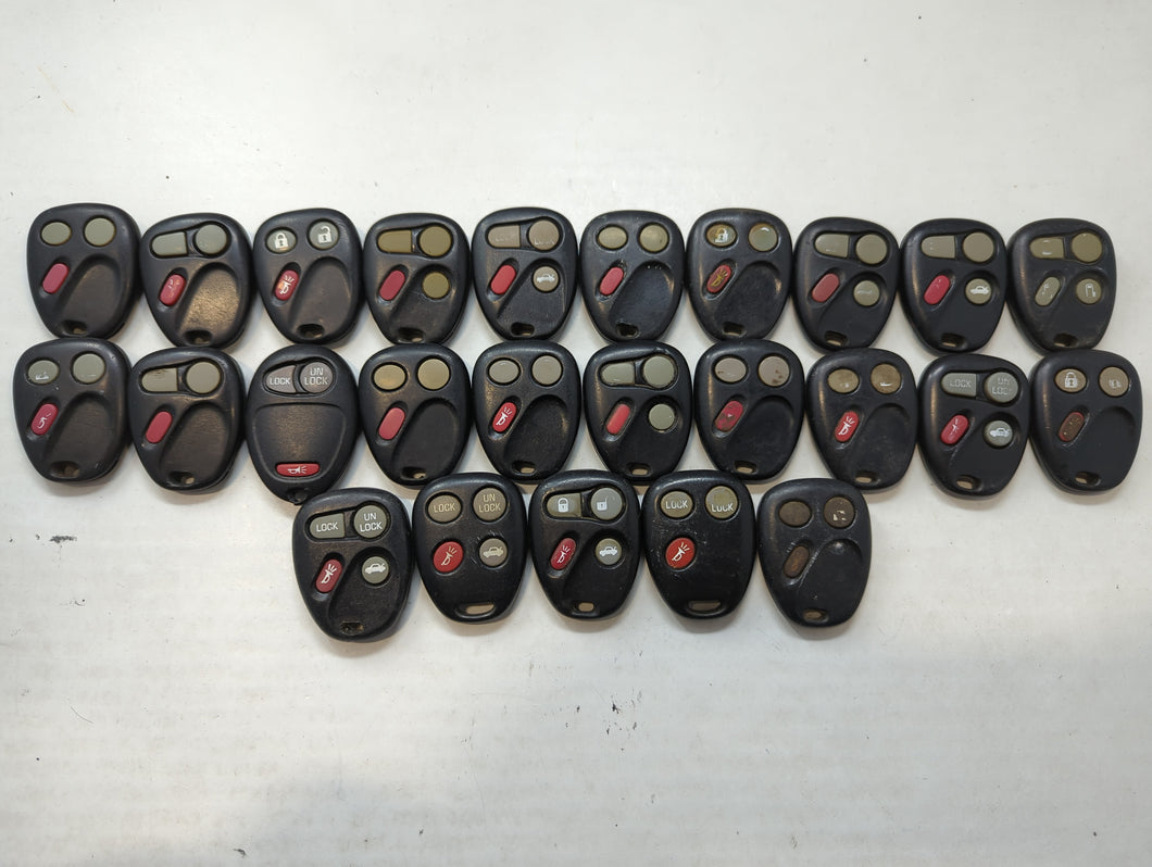 Lot of 25 Chevrolet Keyless Entry Remote Fob MYT3X689B | KOBELEAR1XT |