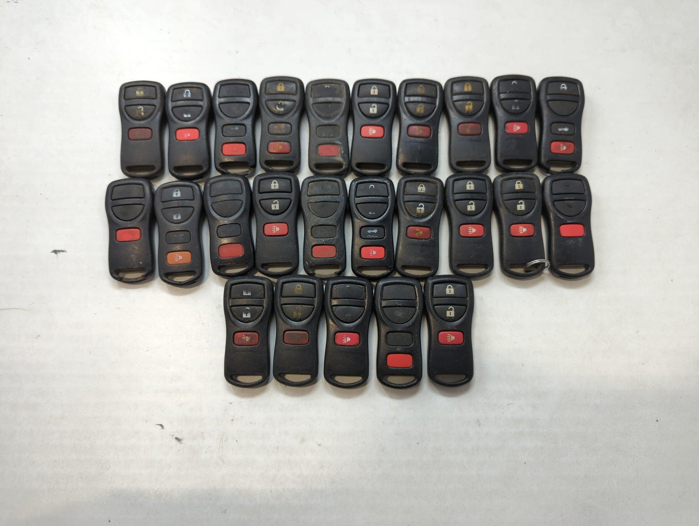 Lot of 25 Nissan Keyless Entry Remote Fob CWTWB1U821 | CWTWB1U429 | - Oemusedautoparts1.com