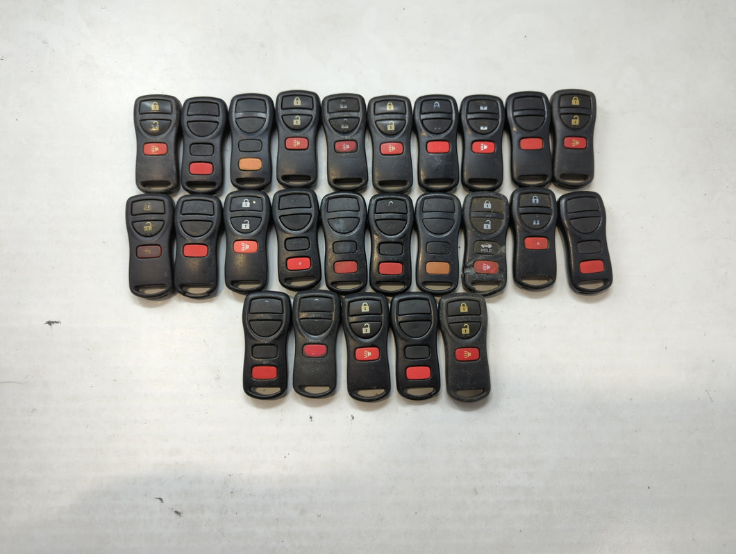 Lot of 25 Nissan Keyless Entry Remote Fob CWTWB1U821 | CWTWB1U429 |