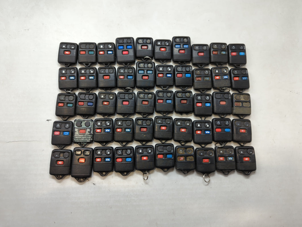 Lot of 50 Ford Keyless Entry Remote Fob MIXED FCC IDS MIXED PART NUMBERS