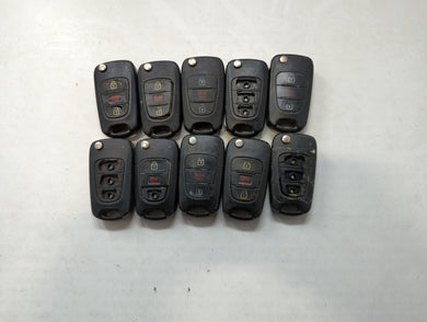 Lot of 10 Kia Keyless Entry Remote Fob MIXED FCC IDS MIXED PART NUMBERS