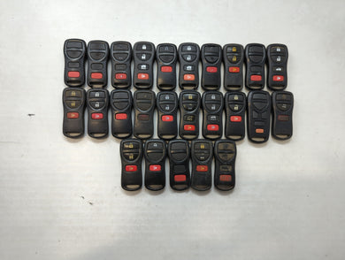 Lot of 25 Nissan Keyless Entry Remote Fob CWTWB1U821 | CWTWB1U429 |