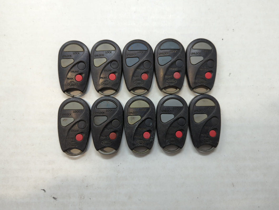 Lot of 10 Nissan Keyless Entry Remote Fob KBRASTU10 | NHVBU427 |