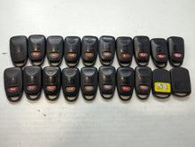 Lot of 20 Hyundai Keyless Entry Remote Fob MIXED FCC IDS MIXED PART