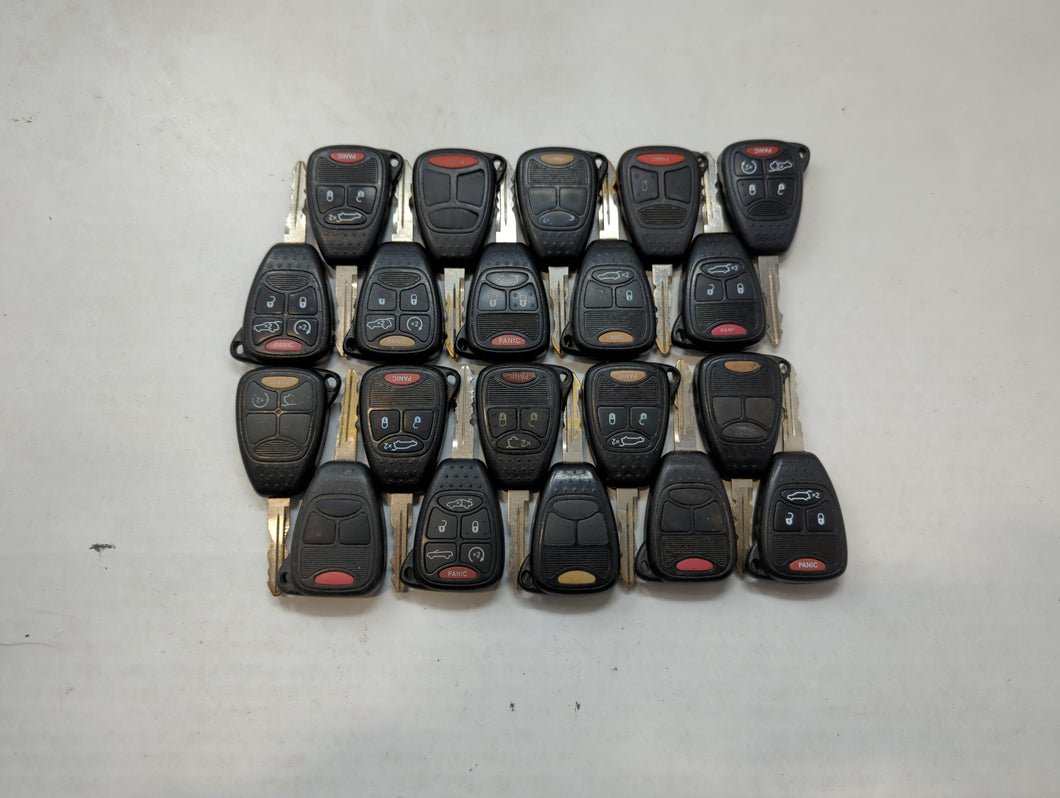 Lot of 20 Dodge Keyless Entry Remote Fob OHT692715AA | M3N5WY72XX |