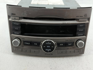 2010-2012 Subaru Legacy Radio AM FM Cd Player Receiver Replacement P/N:86201AJ64A Fits 2010 2011 2012 OEM Used Auto Parts