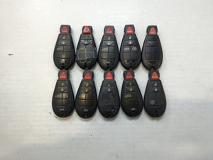 Lot of 10 Dodge Keyless Entry Remote Fob MIXED FCC IDS MIXED PART NUMBERS
