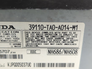 2008-2012 Honda Accord Radio AM FM Cd Player Receiver Replacement P/N:39110-TA0-A014-M1 Fits 2008 2009 2010 2011 2012 OEM Used Auto Parts