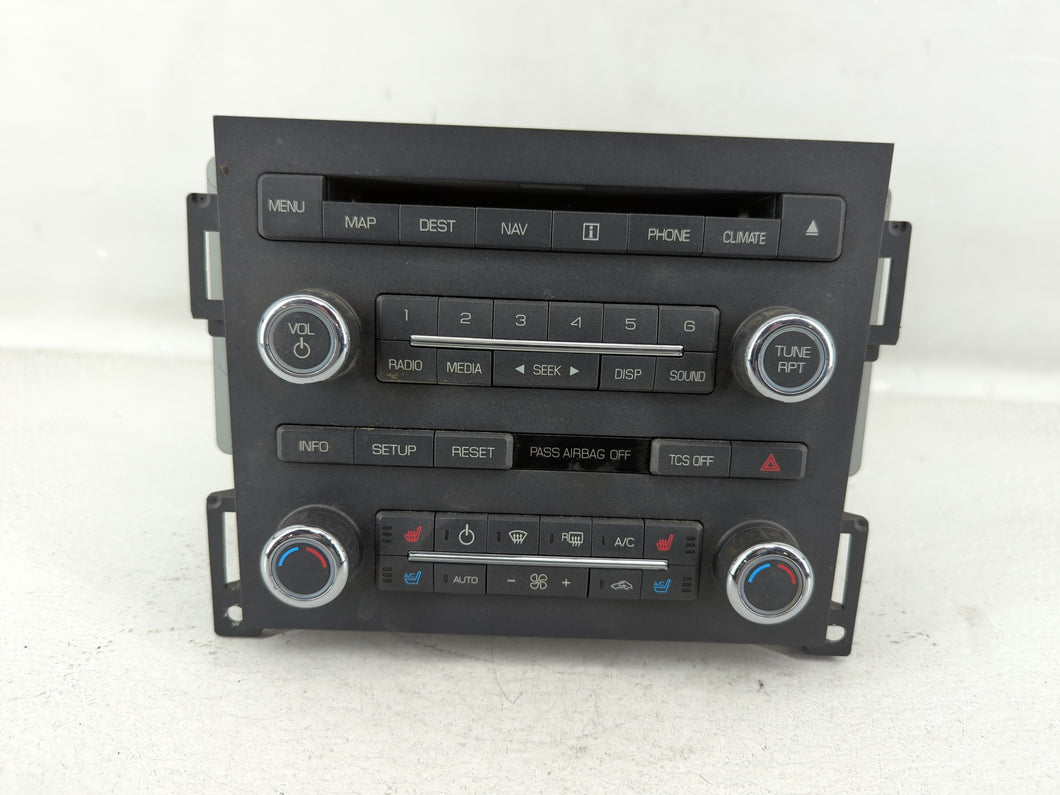 2011 Lincoln Mks Radio AM FM Cd Player Receiver Replacement P/N:BA5T19C156AA, BA5T19C156AB, BA5T19C156AC BA5T 18K931BB Fits OEM Used Auto Parts