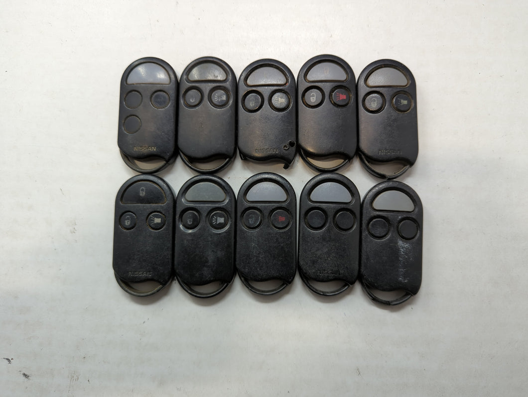 Lot of 10 Nissan Keyless Entry Remote Fob KOBUTA3T