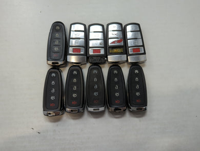 Lot of 10 Aftermarket Keyless Entry Remote Fob MIXED FCC IDS MIXED PART