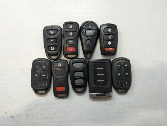 Lot of 10 Aftermarket Keyless Entry Remote Fob MIXED FCC IDS MIXED PART - Oemusedautoparts1.com