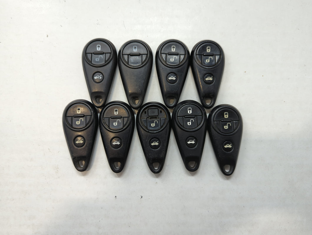 Lot of 10 Subaru Keyless Entry Remote Fob NHVWB1U711 | CWTWB1U819