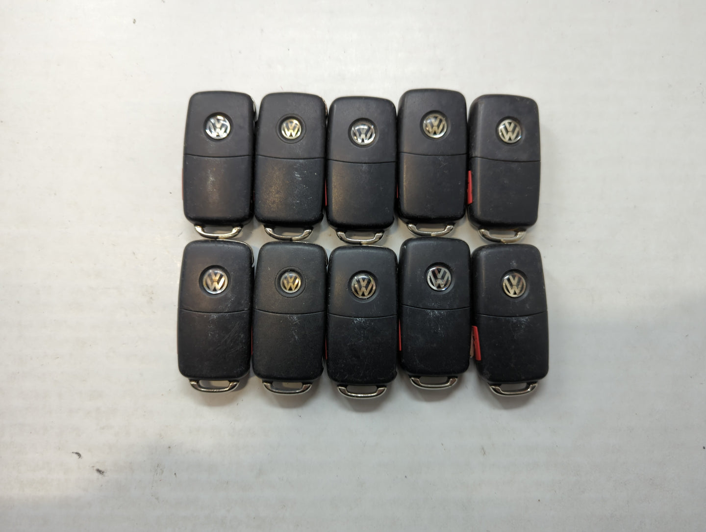 Lot of 10 Volkswagen Keyless Entry Remote Fob MIXED FCC IDS MIXED PART - Oemusedautoparts1.com