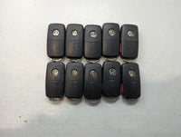 Lot of 10 Volkswagen Keyless Entry Remote Fob MIXED FCC IDS MIXED PART - Oemusedautoparts1.com