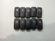 Lot of 10 Volkswagen Keyless Entry Remote Fob MIXED FCC IDS MIXED PART