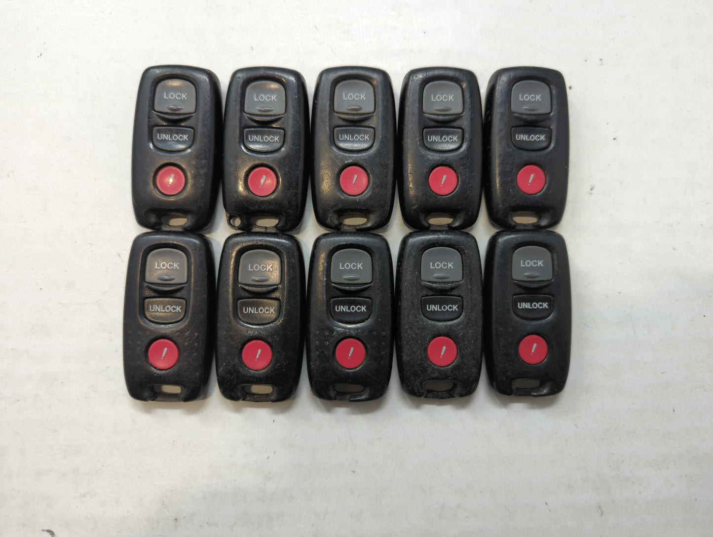 Lot of 10 Mazda Keyless Entry Remote Fob KPU41777 | KPU41048 | KPU41794 - Oemusedautoparts1.com