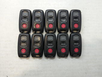 compare product Lot of 10 Mazda Keyless Entry Remote Fob KPU41777 | KPU41048 | KPU41794