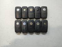 Lot of 10 Volkswagen Keyless Entry Remote Fob MIXED FCC IDS MIXED PART - Oemusedautoparts1.com