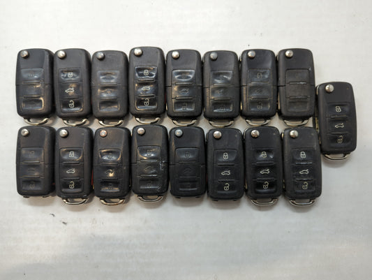 Lot of 20 Volkswagen Keyless Entry Remote Fob MIXED FCC IDS MIXED PART - Oemusedautoparts1.com