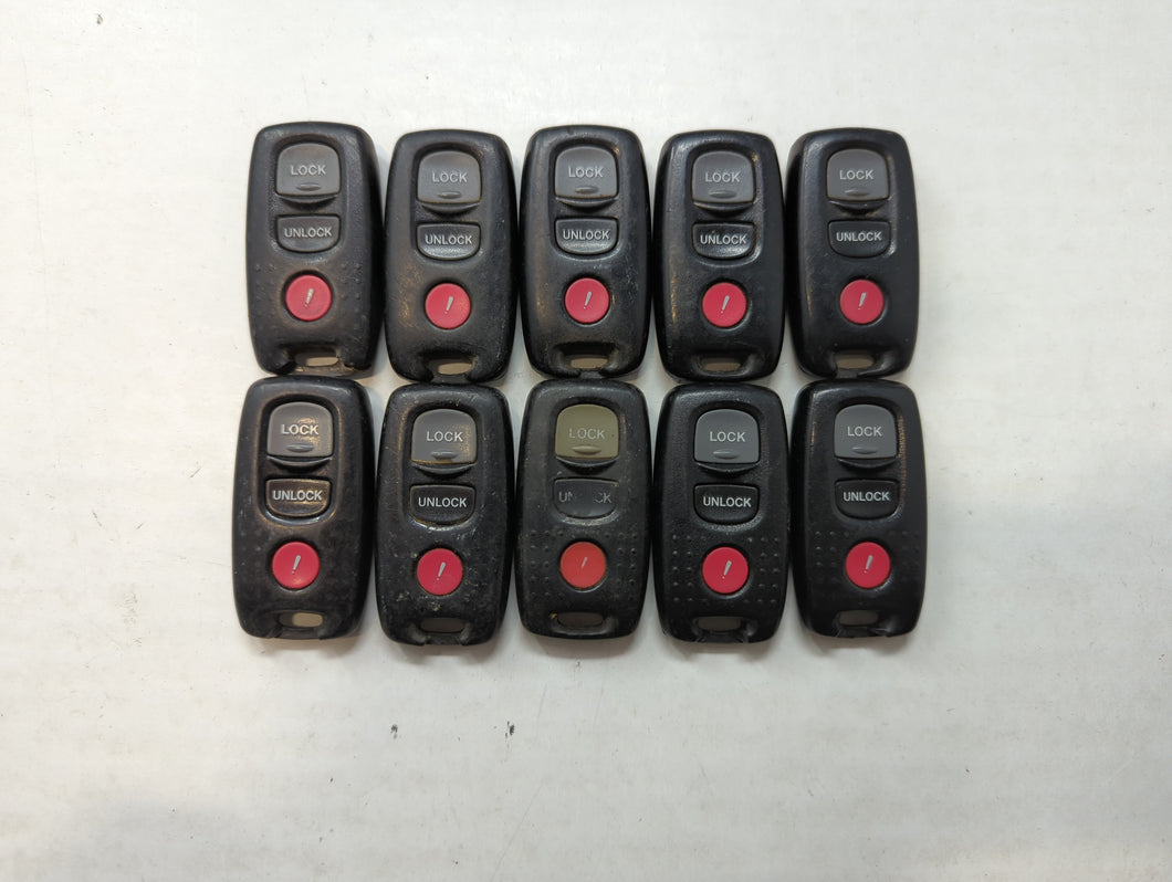 Lot of 10 Mazda Keyless Entry Remote Fob KPU41777 | KPU41048 | KPU41794