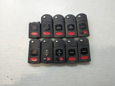 Lot of 10 Mazda Keyless Entry Remote Fob KPU41788 | BGBX1T478SKE12501