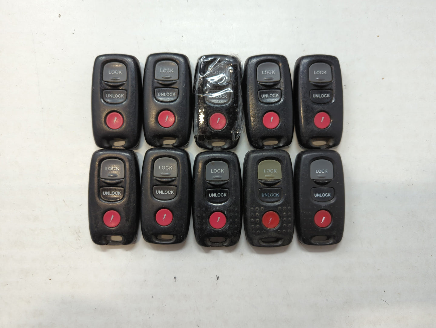 Lot of 10 Mazda Keyless Entry Remote Fob KPU41794 | KPU41704 | KPU41846 - Oemusedautoparts1.com