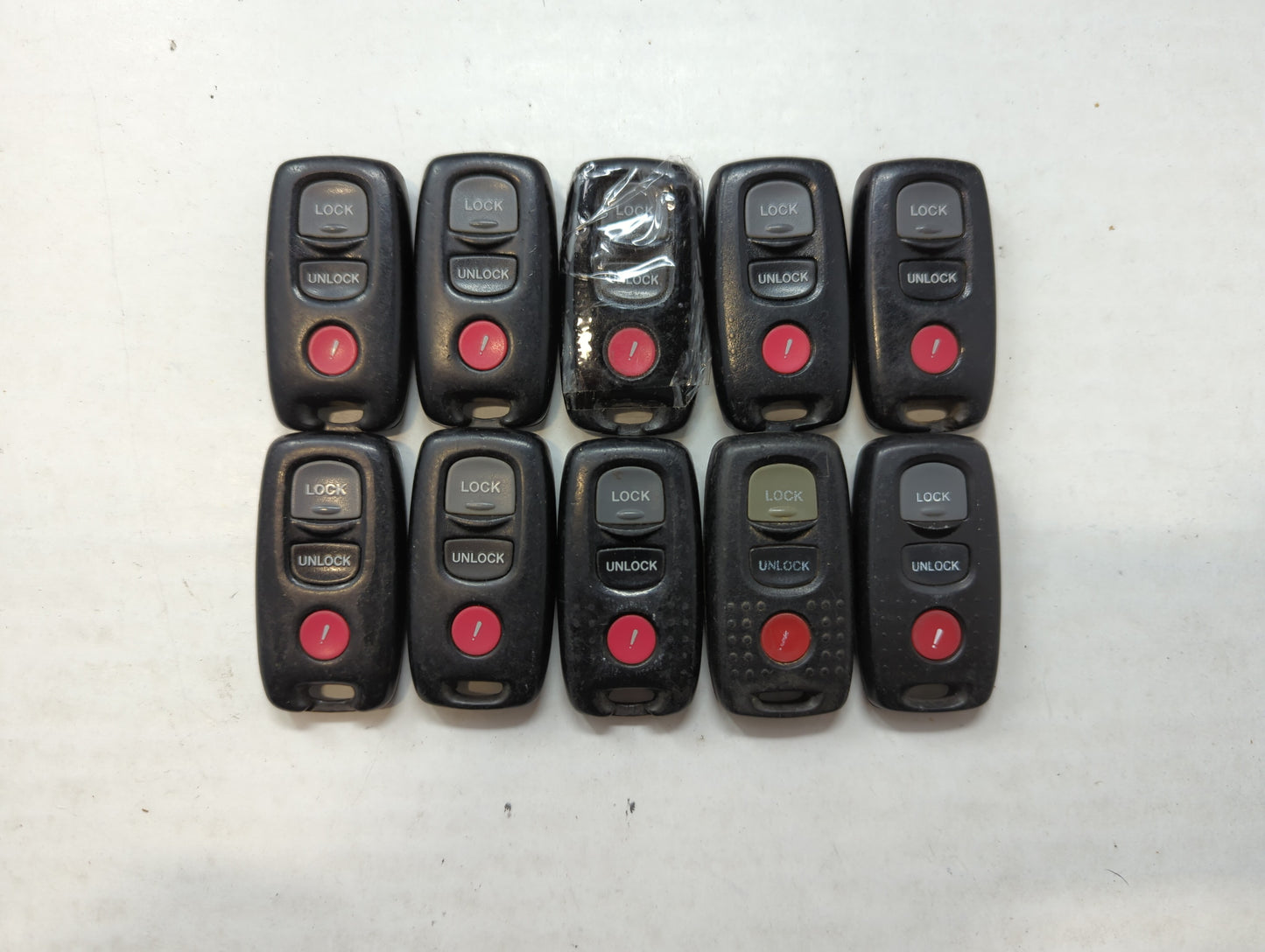 Lot of 10 Mazda Keyless Entry Remote Fob KPU41794 | KPU41704 | KPU41846 - Oemusedautoparts1.com