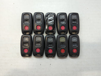 compare product Lot of 10 Mazda Keyless Entry Remote Fob KPU41794 | KPU41704 | KPU41846