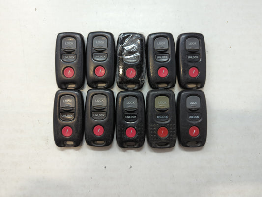 Lot of 10 Mazda Keyless Entry Remote Fob KPU41794 | KPU41704 | KPU41846 - Oemusedautoparts1.com