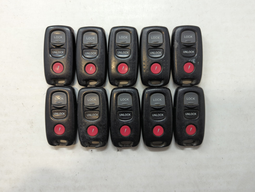 Lot of 10 Mazda Keyless Entry Remote Fob KPU41706 | KPU41846 | KPU41794