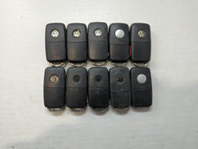 Lot of 10 Volkswagen Keyless Entry Remote Fob MIXED FCC IDS MIXED PART