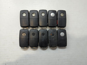 Lot of 10 Volkswagen Keyless Entry Remote Fob MIXED FCC IDS MIXED PART