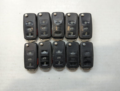 Lot of 10 Volkswagen Keyless Entry Remote Fob MIXED FCC IDS MIXED PART