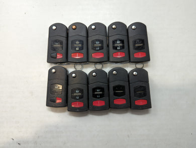 Lot of 10 Mazda Keyless Entry Remote Fob KPU41788 | BGBX1T478SKE12501