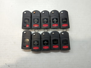 Lot of 10 Mazda Keyless Entry Remote Fob KPU41788 | BGBX1T478SKE12501