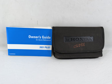 2021 Honda Pilot Owners Manual Book Guide P/N:00X31-TG7-G500 OEM Used Auto Parts