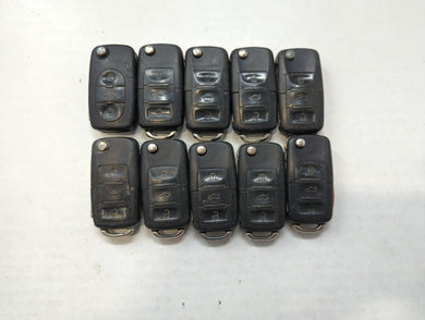 Lot of 10 Volkswagen Keyless Entry Remote Fob MIXED FCC IDS MIXED PART