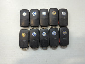 Lot of 10 Volkswagen Keyless Entry Remote Fob MIXED FCC IDS MIXED PART