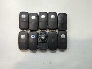 Lot of 10 Volkswagen Keyless Entry Remote Fob NBG8137T | NBG735868T