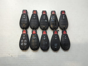 Lot of 10 Aftermarket Dodge/chrysler/jeep/ram Keyless Entry Remote Fob