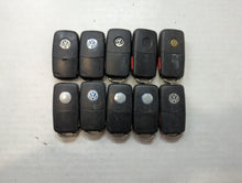 Lot of 10 Volkswagen Keyless Entry Remote Fob NBG8137T | NBG735868T