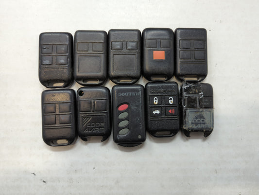 Lot of 10 Aftermarket Keyless Entry Remote Fob MIXED FCC IDS MIXED PART - Oemusedautoparts1.com