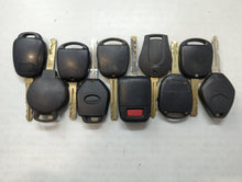 Lot of 10 Aftermarket Keyless Entry Remote Fob MIXED FCC IDS MIXED PART