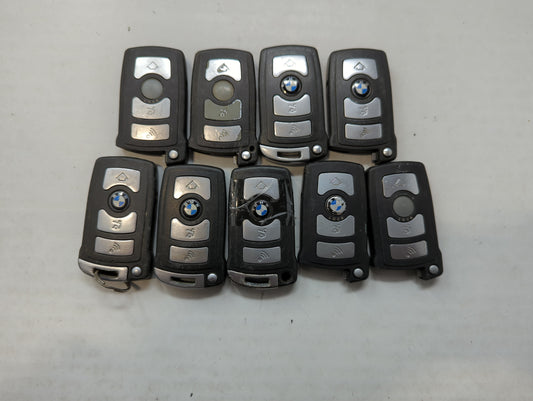 Lot of 9 Bmw Keyless Entry Remote Fob MIXED FCC IDS MIXED PART NUMBERS - Oemusedautoparts1.com