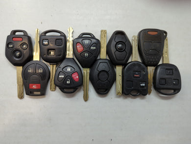 Lot of 10 Aftermarket Keyless Entry Remote Fob MIXED FCC IDS MIXED PART