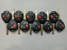 Lot of 10 Aftermarket Toyota Keyless Entry Remote Fob MIXED FCC IDS