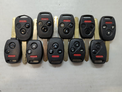 Lot of 10 Aftermarket Honda Keyless Entry Remote Fob MIXED FCC IDS MIXED