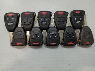 Lot of 10 Aftermarket Dodge/chrysler/jeep/ram Keyless Entry Remote Fob